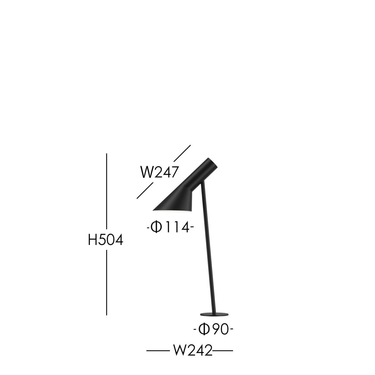 Louis Poulsen（ルイスポールセン） / AJ Garden Bollard（ガーデン ボラード）ショート / 2700K / スパイク式 / 庭園灯