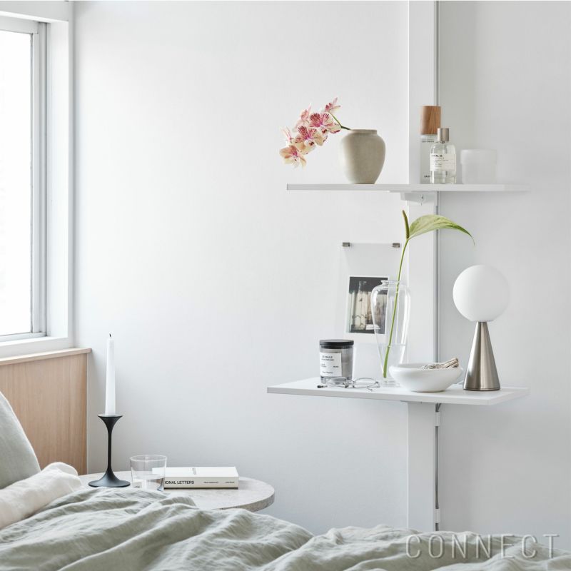 AIR SHELF（エアーシェルフ） / Bedside Shelf Set（ベッドサイドシェルフセット） / SET-AS-BSS-WH / 突っ張り型収納