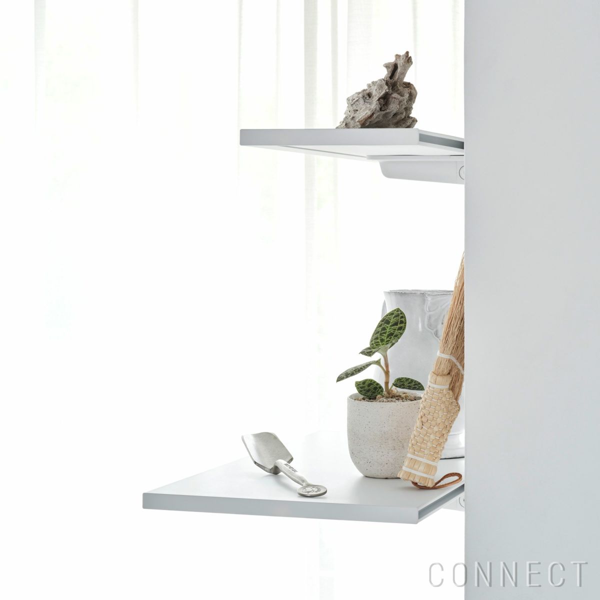AIR SHELF（エアーシェルフ） / Bedside Shelf Set（ベッドサイドシェルフセット） / SET-AS-BSS-WH / 突っ張り型収納