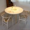 【DINING SET キャンペーン対象・pt10倍】CONNECTセレクトダイニングセット1 / CARL HANSEN & SON（カール・ハンセン＆サン） / BA103（オーク・オイル）＋CH24（ビーチ・ソープ）2脚