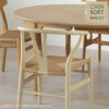 【DINING SET キャンペーン対象・pt10倍】CONNECTセレクトダイニングセット4 / CARL HANSEN & SON（カール・ハンセン＆サン） / BA103（オーク・オイル）＋CH24 SOFT 2脚