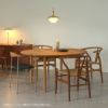  【DINING SET キャンペーン対象・pt10倍】CONNECTセレクトダイニングセット8 / CARL HANSEN & SON（カール・ハンセン＆サン） / CH337（オーク・オイル）＋CH24（オーク・オイル）2脚