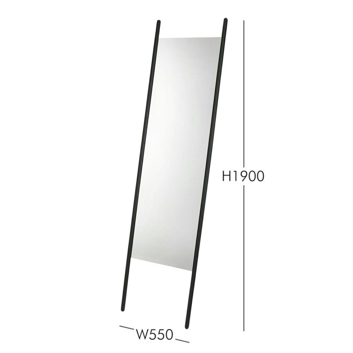 FRITZ HANSEN（フリッツ・ハンセン） / SKAGERAK（スカゲラック） / Georg Mirror（ジョージ ミラー） / オーク材 / ブラック / 鏡