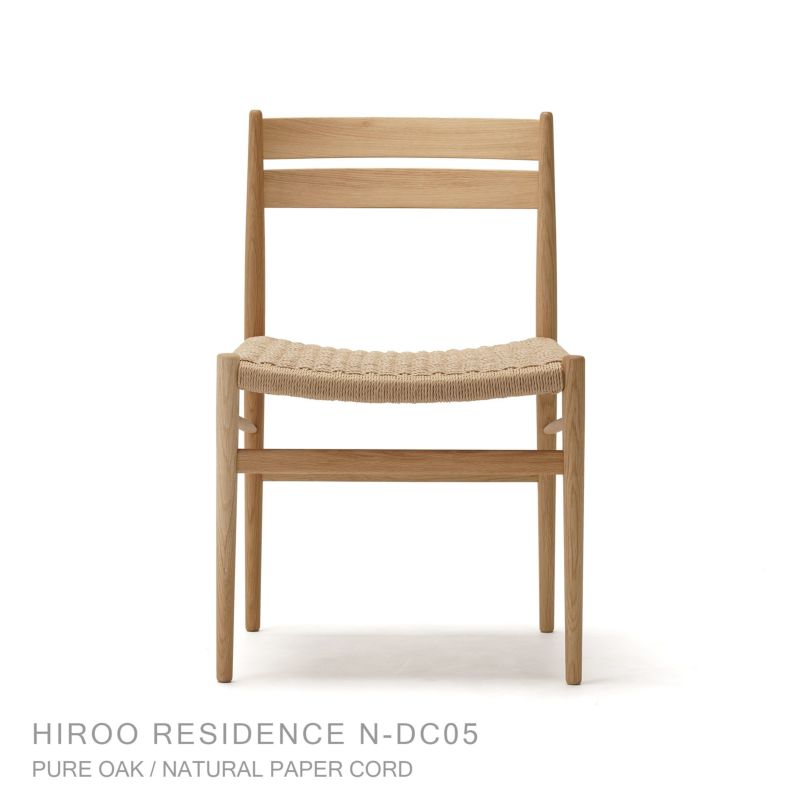 Karimoku Case（カリモクケース） / HIROO RESIDENCE N-DC05 / ノームダイニングチェア（肘無） / ペーパーコード