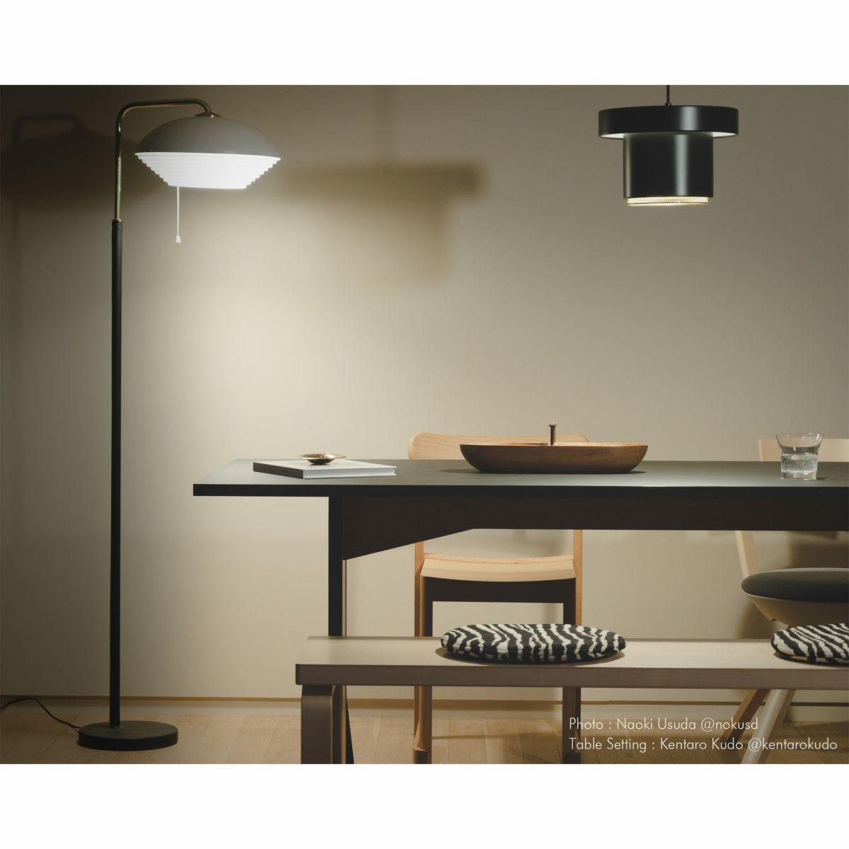 Artek（アルテック） / ZEBRA SEAT CUSHION（ゼブラ シートクッション） / ブラック・ホワイト / チェアパッド