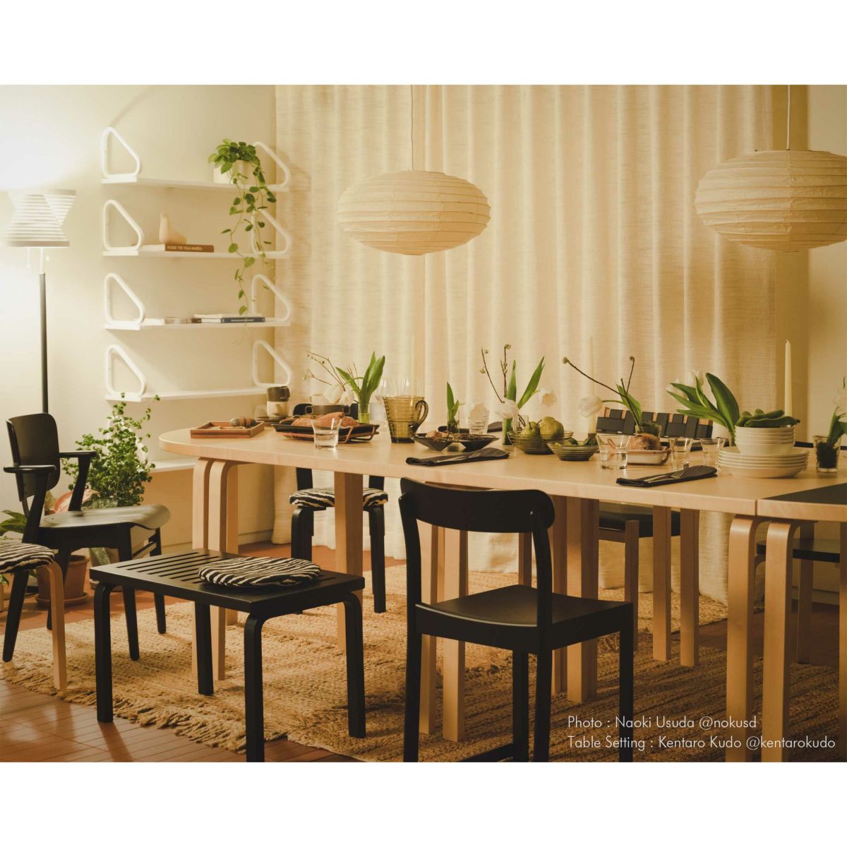 Artek（アルテック） / ZEBRA SEAT CUSHION（ゼブラ シートクッション） / ブラック・ホワイト / チェアパッド