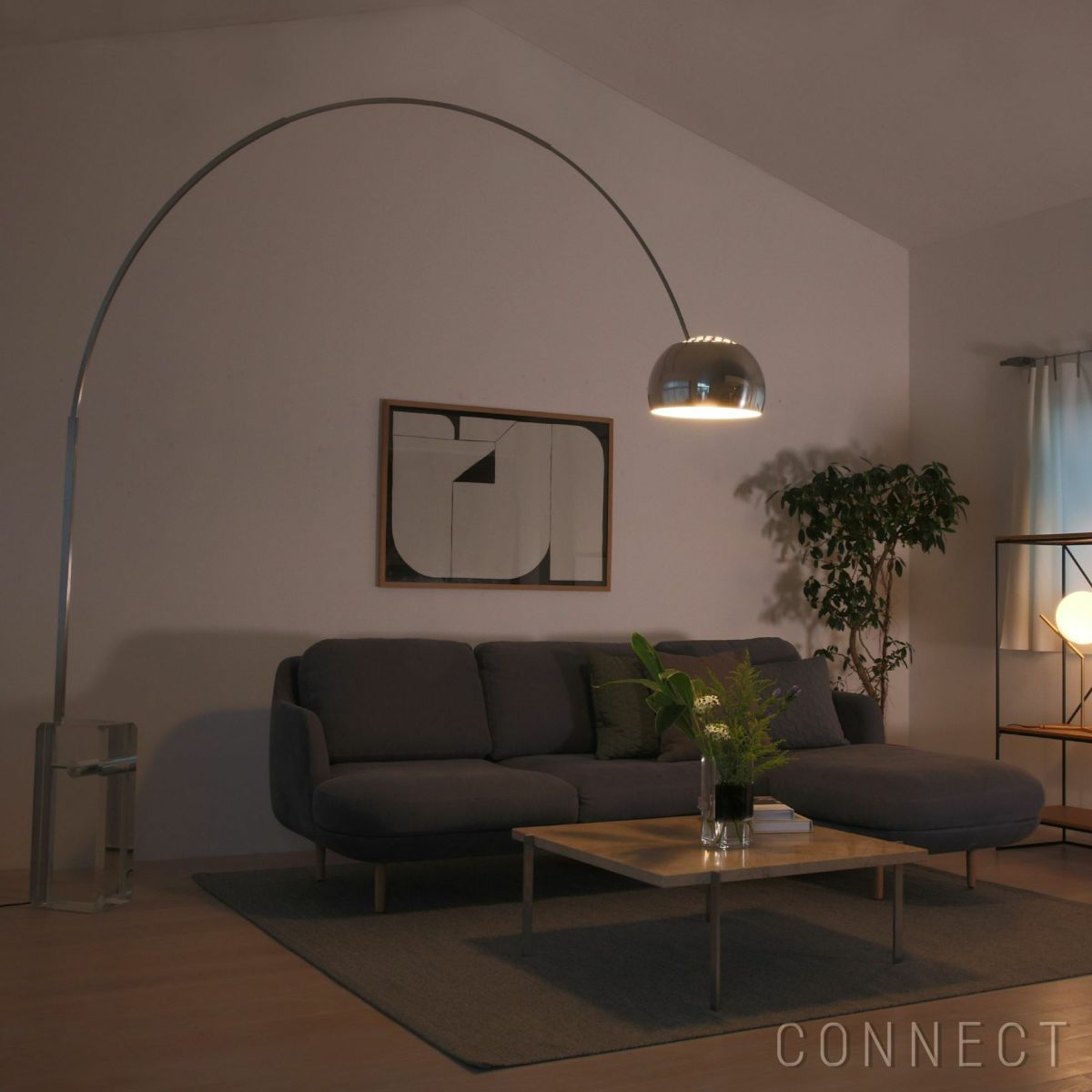 【札幌市内配送限定】【アウトレット】【組立・送料無料】FLOS（フロス） / ARCO K（アルコ ケイ） / E26 / フロアランプ'