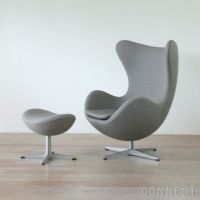 FRITZ HANSEN（フリッツ・ハンセン） / EGG FOOT STOOL（エッグチェア用フットスツール） / ラウンジチェア / Sunniva（スニバ）153 サンド・ライトグレー