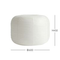 HAY（ヘイ） / PAPER SHADE DONUT + CORD SET（ペーパーシェードドーナツ + コードセット） / Φ60 / クラシックホワイト / ペンダントライト