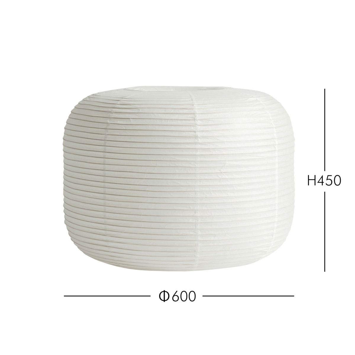 HAY（ヘイ） / PAPER SHADE DONUT + CORD SET（ペーパーシェードドーナツ + コードセット） / Φ60 / クラシックホワイト / ペンダントライト