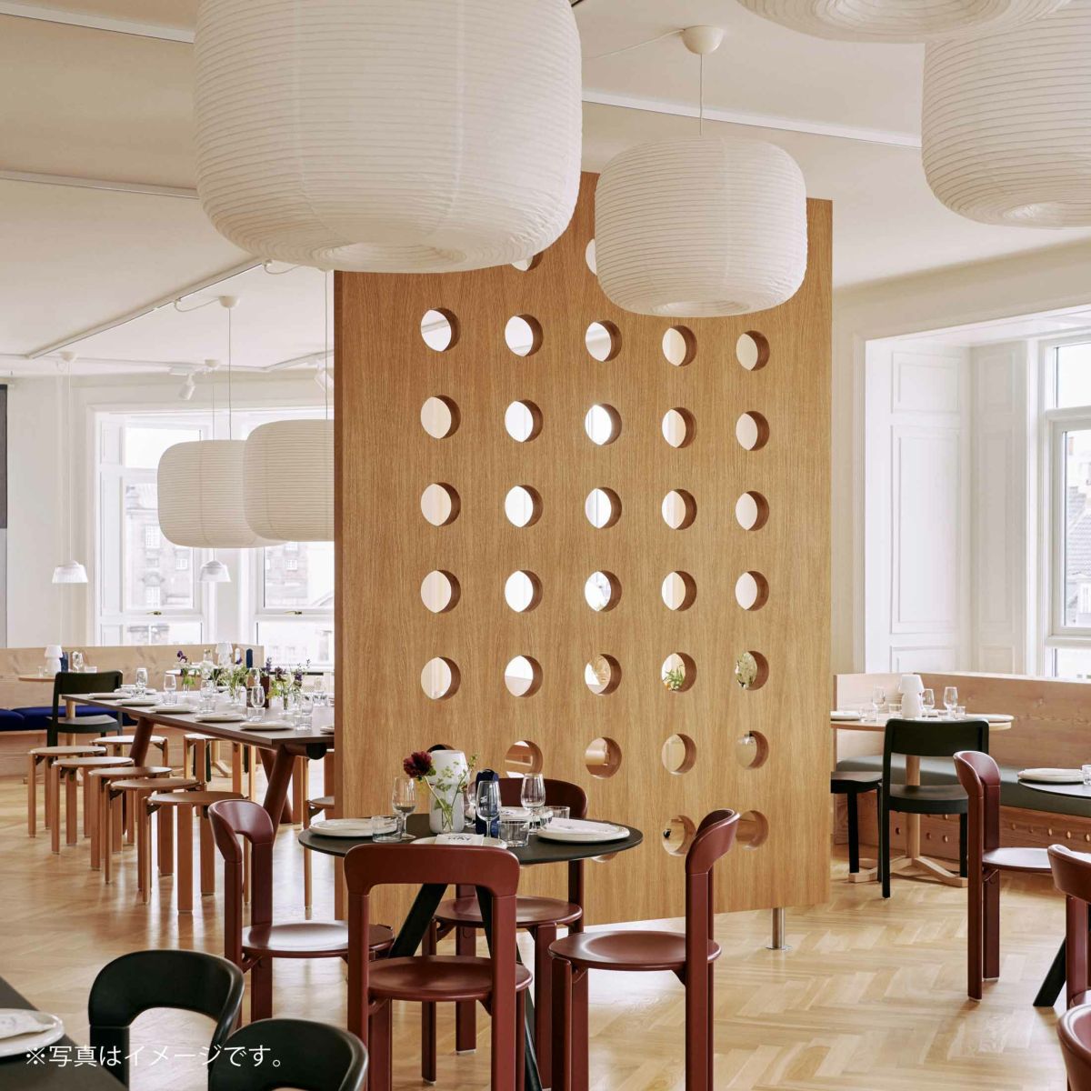 HAY（ヘイ） / PAPER SHADE DONUT + CORD SET（ペーパーシェードドーナツ + コードセット） / Φ60 / クラシックホワイト / ペンダントライト