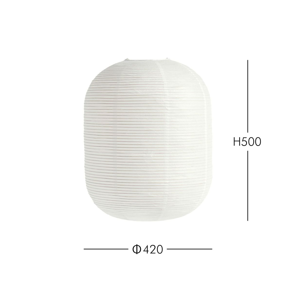 HAY（ヘイ） / PAPER SHADE OBLONG + CORD SET（ペーパーシェードオブロング + コードセット） / Φ42 / クラシックホワイト / ペンダントライト