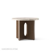Audo Copenhagen（オドー・コペンハーゲン） / ANDROGYNE SIDE TABLE（アンドロジーン サイドテーブル）Φ50 / KUNIS BRECCIA STONE / クニス ブラシア ストーン / 大理石 / ダークステインドオークベース