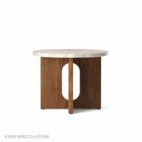 Audo Copenhagen（オドー・コペンハーゲン） / ANDROGYNE SIDE TABLE（アンドロジーン サイドテーブル）Φ50 / KUNIS BRECCIA STONE / クニス ブラシア ストーン / 大理石 / ウォルナットベース