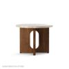 Audo Copenhagen（オドー・コペンハーゲン） / ANDROGYNE SIDE TABLE（アンドロジーン サイドテーブル）Φ50 / KUNIS BRECCIA STONE / クニス ブラシア ストーン / 大理石 / ウォルナットベース