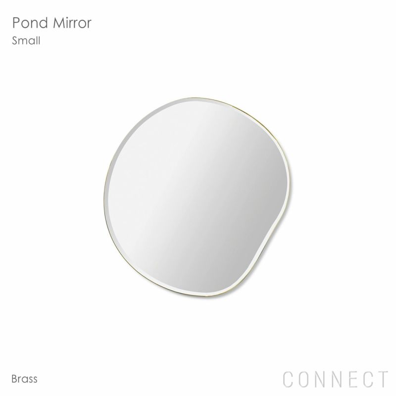 【アウトレット】Ferm Living（ファームリビング）/ Pond Mirror - Small / ミラー / Brass