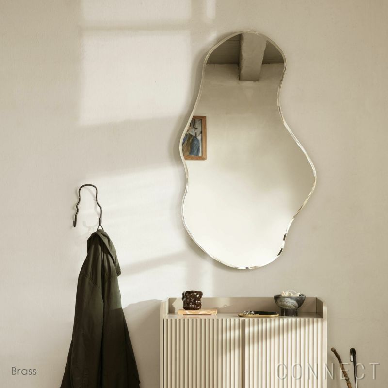 【アウトレット】Ferm Living（ファームリビング）/ Pond Mirror - Large / ミラー/ Brass