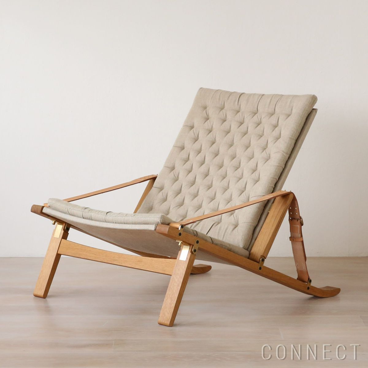 CARL HANSEN & SON（カール・ハンセン＆サン） / FK11 PLICO CHAIR（プリコチェア） / オーク材・オイル仕上げ・ナチュラルキャンバス / ラウンジチェア