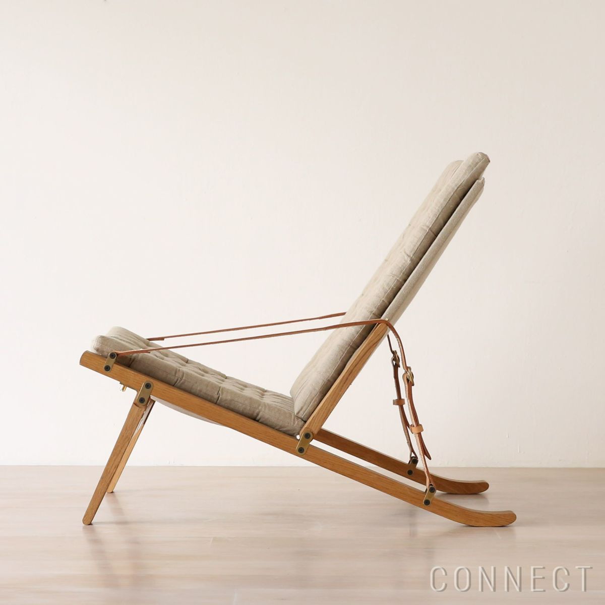 CARL HANSEN & SON（カール・ハンセン＆サン） / FK11 PLICO CHAIR（プリコチェア） / オーク材・オイル仕上げ・ナチュラルキャンバス / ラウンジチェア