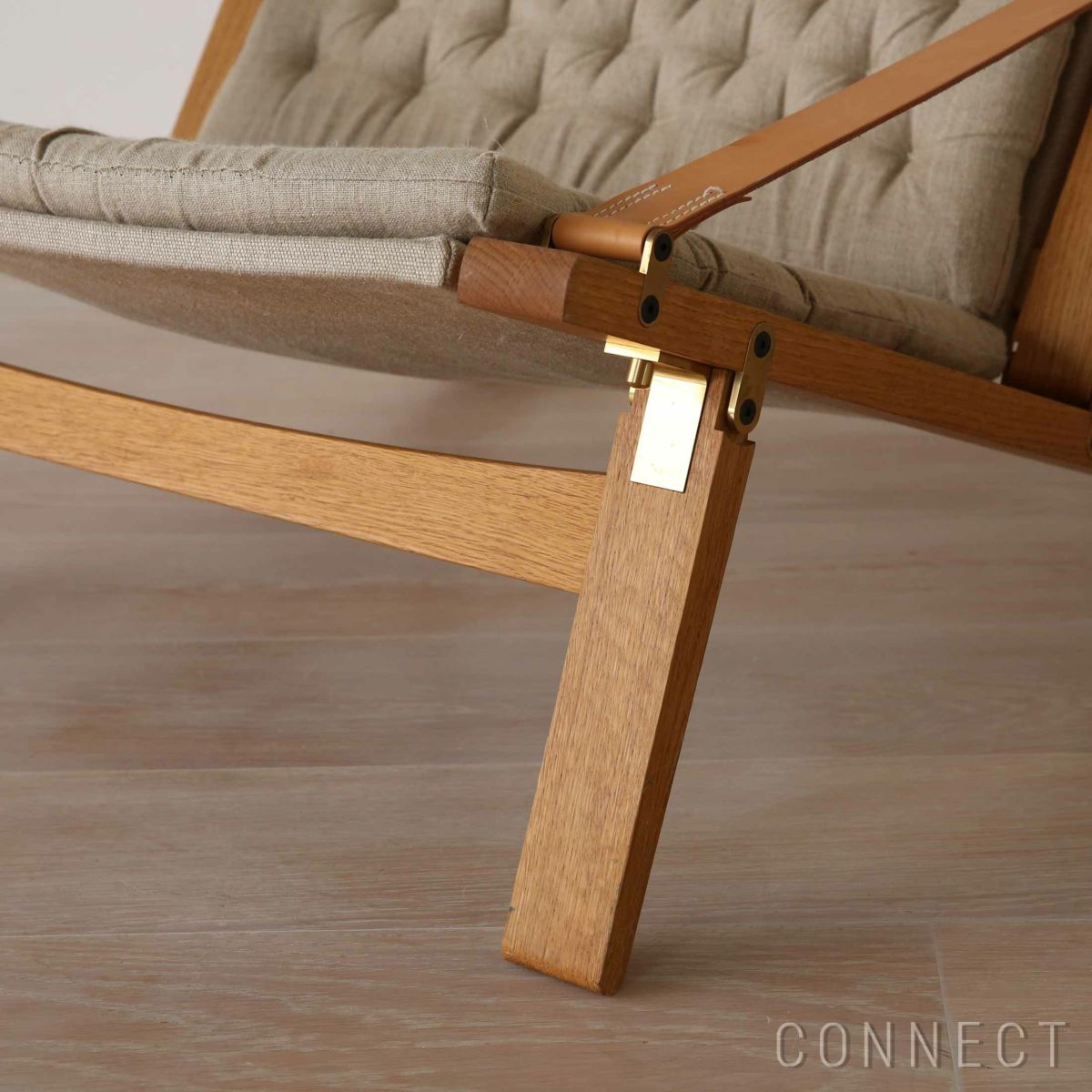 CARL HANSEN & SON（カール・ハンセン＆サン） / FK11 PLICO CHAIR（プリコチェア） / オーク材・オイル仕上げ・ナチュラルキャンバス / ラウンジチェア