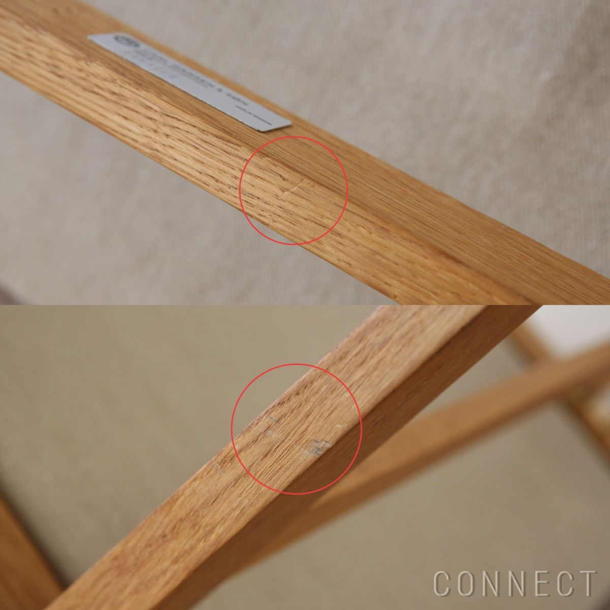 CARL HANSEN & SON（カール・ハンセン＆サン） / FK11 PLICO CHAIR（プリコチェア） / オーク材・オイル仕上げ・ナチュラルキャンバス / ラウンジチェア