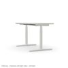 Vitra（ヴィトラ） / Tyde 2 Home Desk board shape（タイド2ホームデスク バレル） / メラミン天板 / ソフトライト脚・パウダーコート仕上げ / 130×75cm / 電動昇降デスク