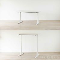 Vitra（ヴィトラ） / Tyde 2 Home Desk board shape（タイド2ホームデスク バレル） / メラミン天板 / ソフトライト脚・パウダーコート仕上げ / 130×75cm / 電動昇降デスク