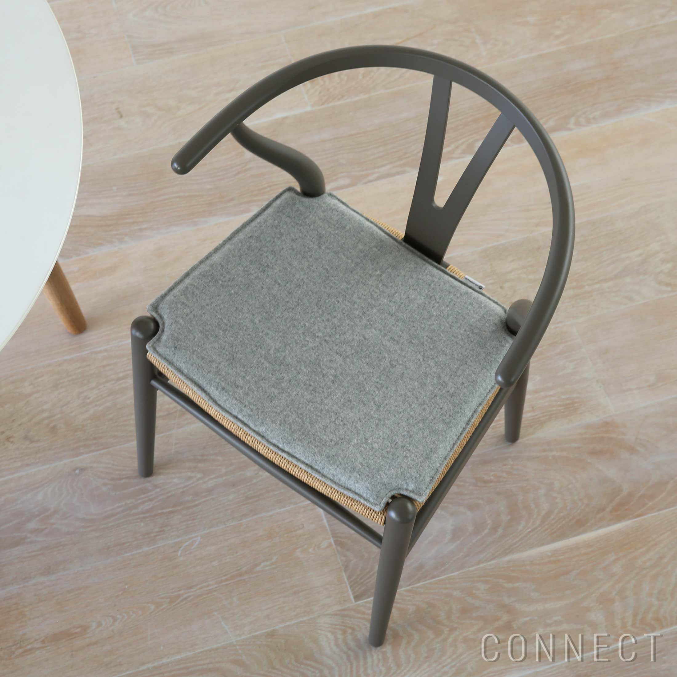 CARL HANSEN & SON （カール・ハンセン＆サン） / CU CH24 Cushion / Yチェア（ワイチェア）専用 両面 ファブリッククッション / Focus melange 60310 ライトグレー
