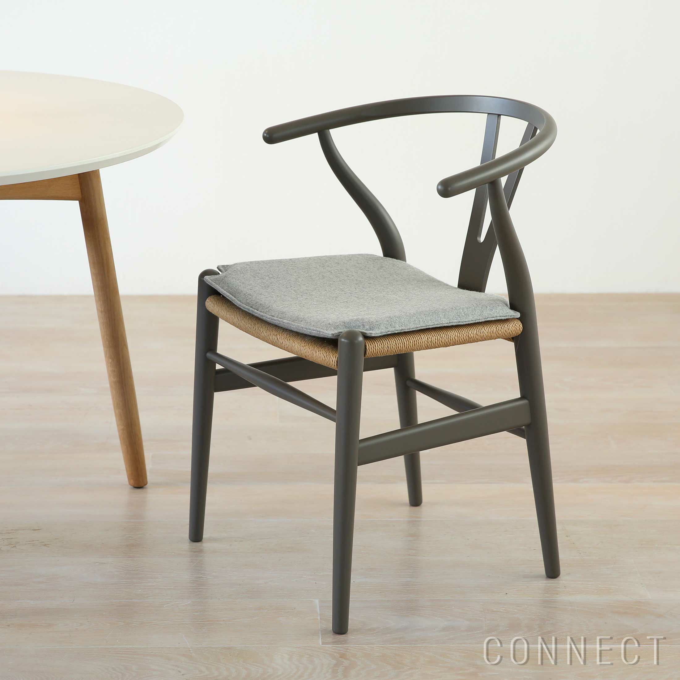 CARL HANSEN & SON （カール・ハンセン＆サン） / CU CH24 Cushion / Yチェア（ワイチェア）専用 両面 ファブリッククッション / Focus melange 60310 ライトグレー