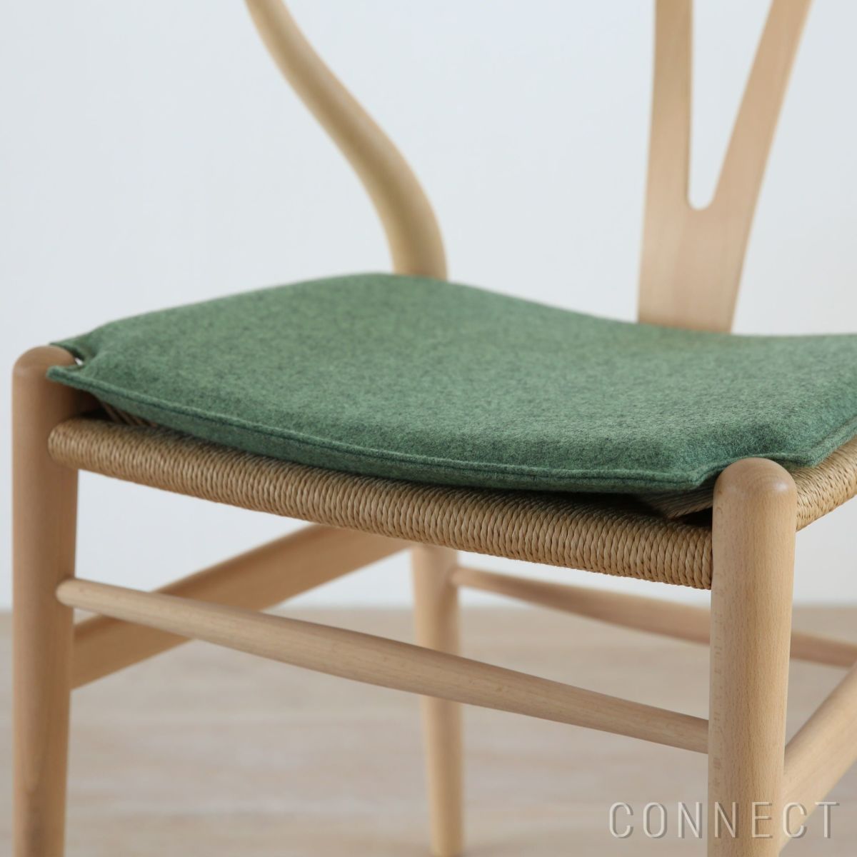 CARL HANSEN & SON （カール・ハンセン＆サン） / CU CH24 Cushion / Yチェア（ワイチェア）専用 両面 ファブリッククッション / Focus melange 68247 モスグリーン