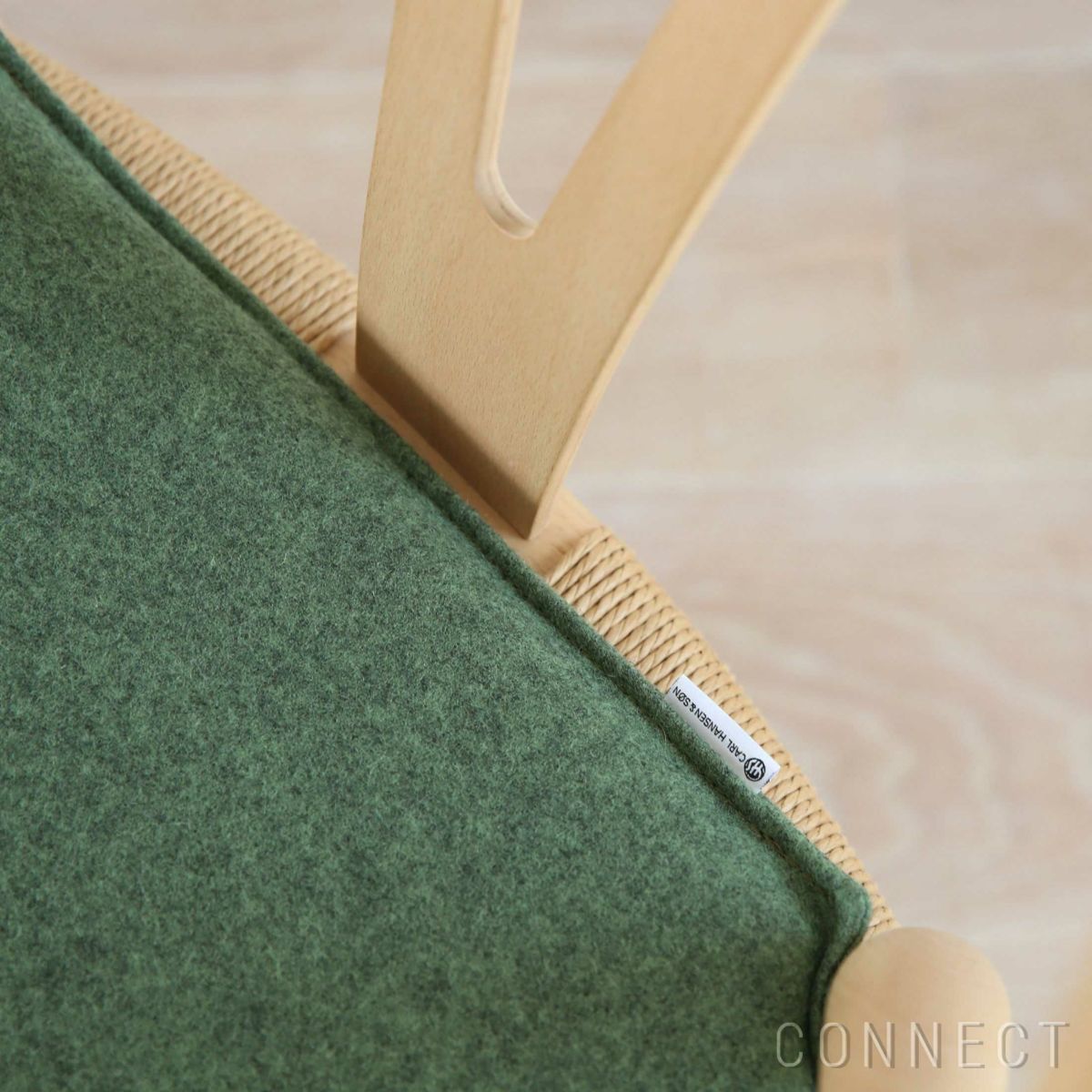 CARL HANSEN & SON （カール・ハンセン＆サン） / CU CH24 Cushion / Yチェア（ワイチェア）専用 両面 ファブリッククッション / Focus melange 68247 モスグリーン