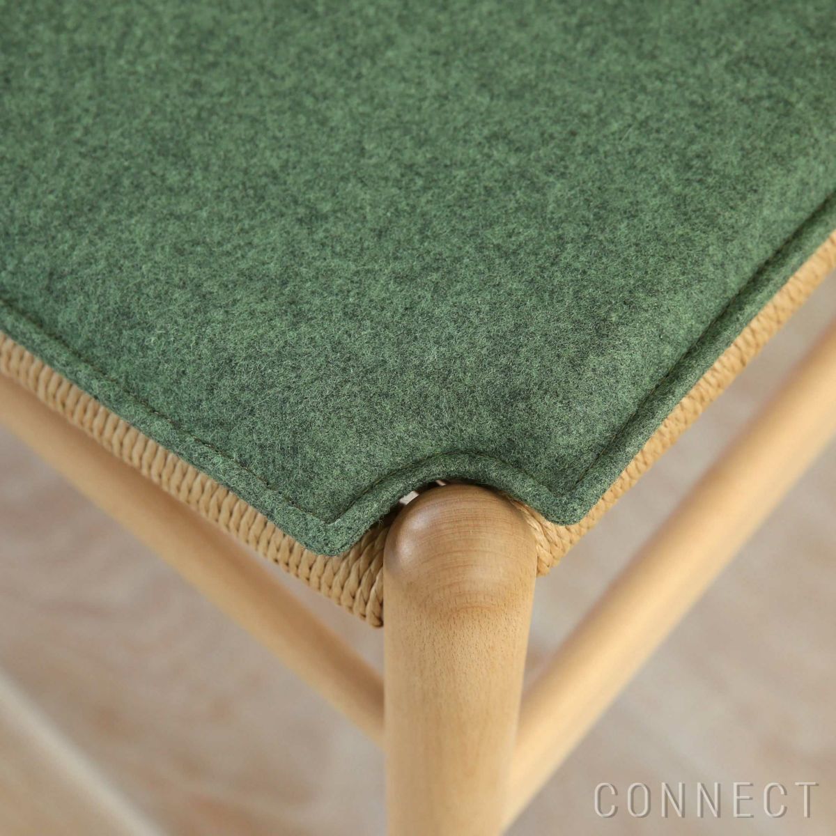 CARL HANSEN & SON （カール・ハンセン＆サン） / CU CH24 Cushion / Yチェア（ワイチェア）専用 両面 ファブリッククッション / Focus melange 68247 モスグリーン