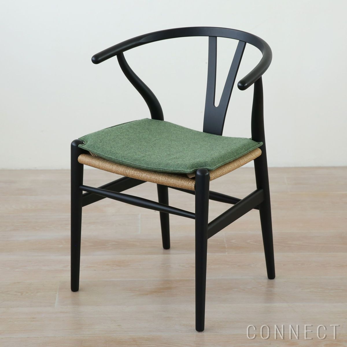 CARL HANSEN & SON （カール・ハンセン＆サン） / CU CH24 Cushion / Yチェア（ワイチェア）専用 両面 ファブリッククッション / Focus melange 68247 モスグリーン