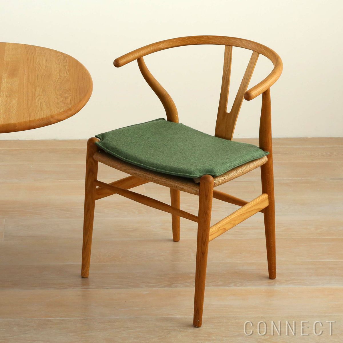 CARL HANSEN & SON （カール・ハンセン＆サン） / CU CH24 Cushion / Yチェア（ワイチェア）専用 両面 ファブリッククッション / Focus melange 68247 モスグリーン