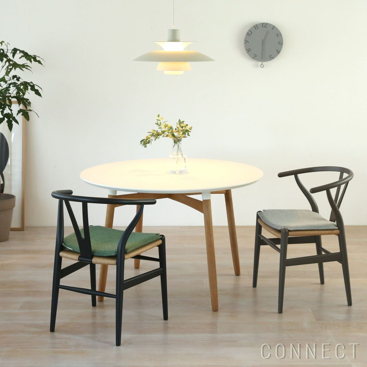 CARL HANSEN & SON （カール・ハンセン＆サン） / CU CH24 Cushion / Yチェア（ワイチェア）専用 両面 ファブリッククッション / Focus melange 68247 モスグリーン