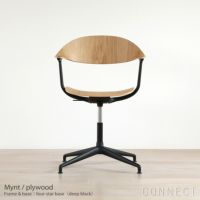 Vitra（ヴィトラ） / Mynt（ミント） / プライウッド / ディープブラック4スターベース・パウダーコート仕上げ / デスクチェア