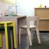 【アウトレット】Artek（アルテック） / N65 子ども用チェア / バーチ材・ナチュラルラッカー仕上げ / 座面・ホワイトラミネート / ベビーチェア《新生活応援 pt2倍》