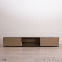 USMハラー（ユーエスエムハラー） / TV Board（テレビボード） / W2273×D373×H390mm / ドロップダウンドア×3（デイバイダーシェルフ×3） / USMベージュ