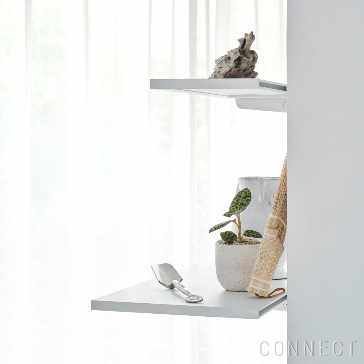 AIR SHELF（エアーシェルフ） / By the window Shelf Set（窓辺シェルフセット） / SET-AS-BWS-WH / 突っ張り型収納