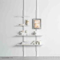 AIR SHELF（エアーシェルフ）/Living Shelf Set（リビングシェルフセット） / SET-AS-LS-WH / 突っ張り型収納