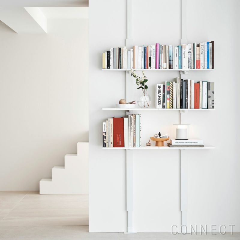 AIR SHELF（エアシェルフ）  / Book Shelf Set（本棚セット） / SET-AS-BS-WH / 突っ張り型収納