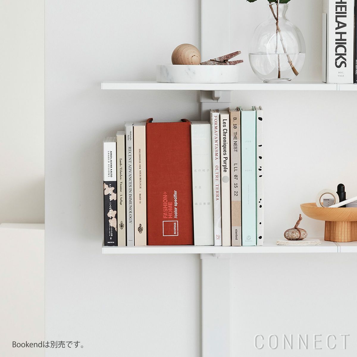 AIR SHELF（エアシェルフ）  / Book Shelf Set（本棚セット） / SET-AS-BS-WH / 突っ張り型収納