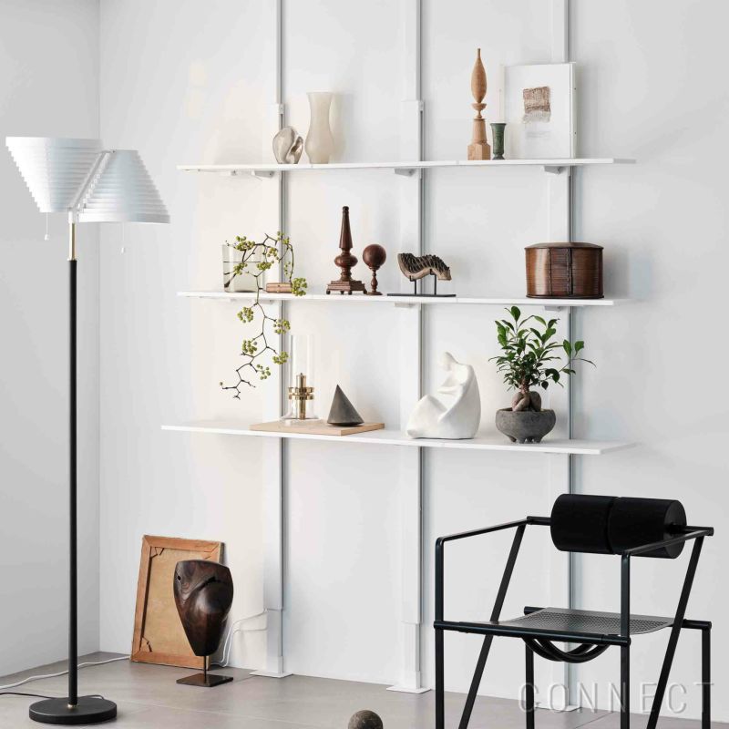 AIR SHELF（エアシェルフ） / Collection Shelf Set（コレクションシェルフセット） / SET-AS-CS-WH / 突っ張り型収納