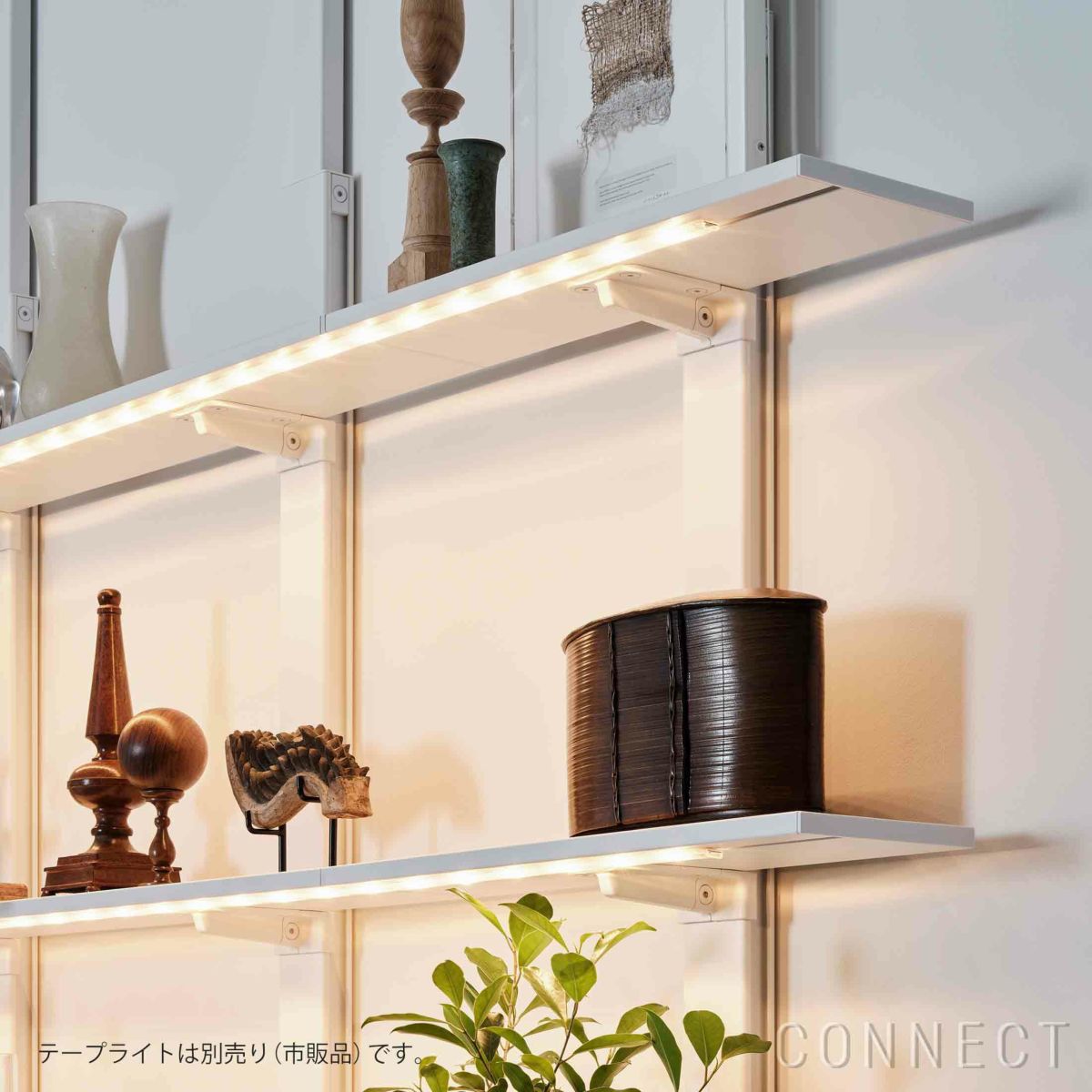 AIR SHELF（エアシェルフ） / Collection Shelf Set（コレクションシェルフセット） / SET-AS-CS-WH / 突っ張り型収納