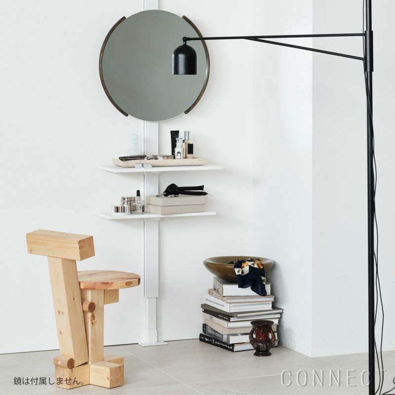 AIR SHELF（エアシェルフ） /  Dresser Shelf Set（ドレッサーシェルフセット） / SET-AS-DRSS-WH / 突っ張り型収納