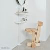 AIR SHELF（エアシェルフ） /  Dresser Shelf Set（ドレッサーシェルフセット） / SET-AS-DRSS-WH / 突っ張り型収納