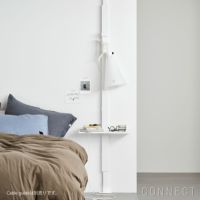 AIR SHELF（エアシェルフ）/ Sidetable Shelf Set（サイドテーブルシェルフセット）/ SET-AS-STS-WH / 突っ張り型収納