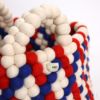 【アウトレット】HAY（ヘイ） / BEAD BASKET WITH HANDLE（バスケット） / レッドバスケットウィーブ / フェルト製収納バスケット