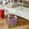 【アウトレット】HAY（ヘイ） / BEAD BASKET WITH HANDLE（バスケット） / レッドバスケットウィーブ / フェルト製収納バスケット