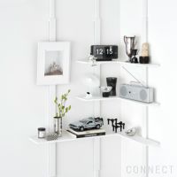 AIR SHELF（エアシェルフ） / Corner Shelf Set（コーナーシェルフセット） / SET-AS-CNS-WH / 突っ張り型収納